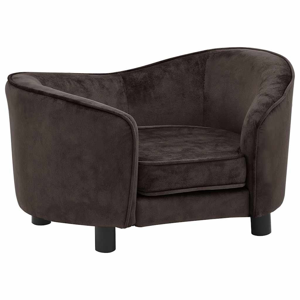 Divano per Cani Marrone 69x49x40 cm in Peluche cod mxl 53777