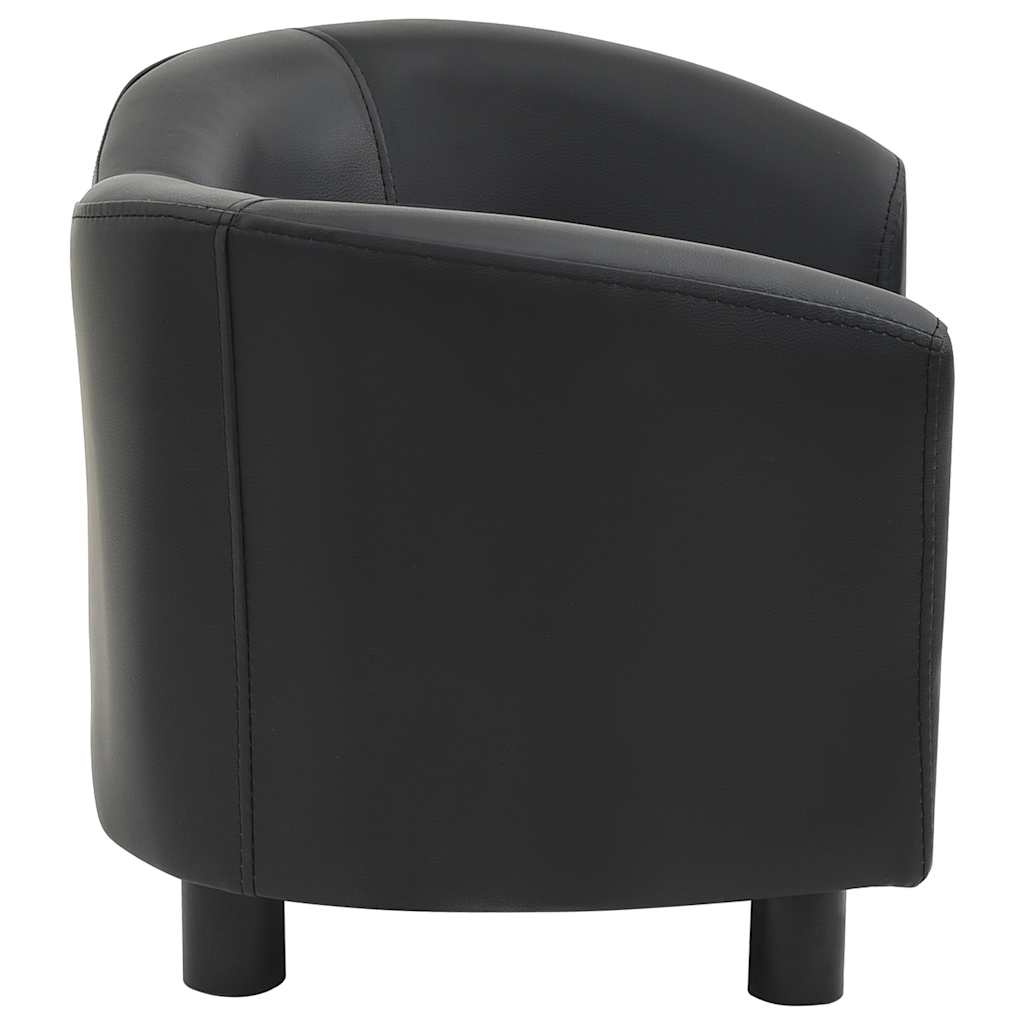Divano per Cani Nero 67x41x39 cm in Similpelle cod mxl 50773