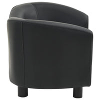 Divano per cani nero 67 cm sintetico nero 02_0000199