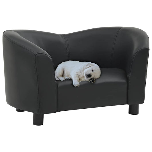 Divano per Cani Nero 67x41x39 cm in Similpelle cod mxl 50773