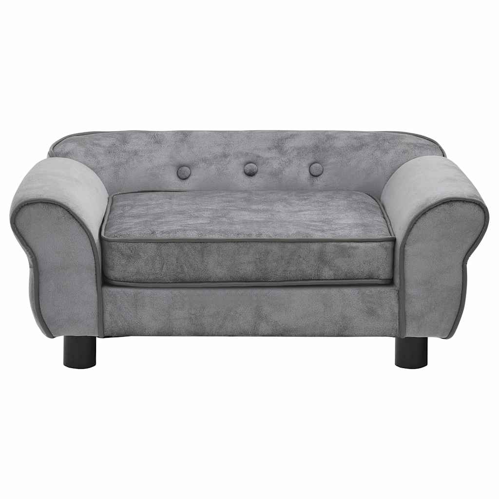 Divano per Cani Grigio 72x45x30 cm in Peluche cod mxl 53385