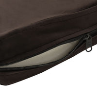 Divano per Cani Marrone 81x43x31 cm in Peluche e Similpelle 170955