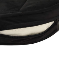 Divano per Cani Nero 48x48x32 cm in Peluche e Similpelle 170957