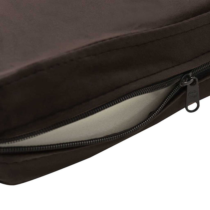 Divano per Cani Marrone 60x43x30 cm in Peluche e Similpelle 170961