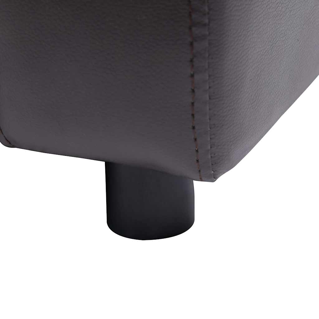 Divano per Cani Marrone 80x50x40 cm in Similpelle 170966