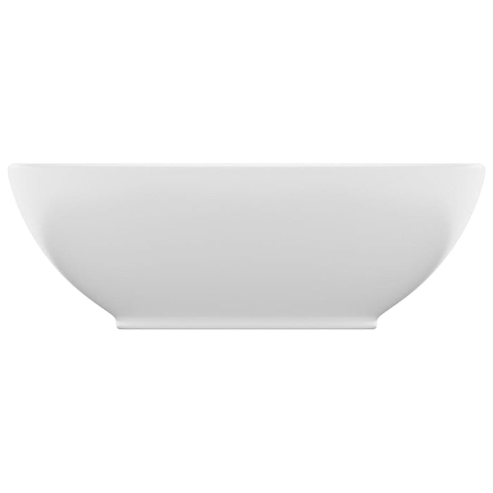 Lavabo Luxury ovale 40 x 33 cm in ceramica bianco opaco 02_0002663