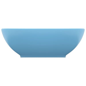 Lavabo Luxury ovale diametro 40 cm in ceramica azzurro opaco 02_0002665