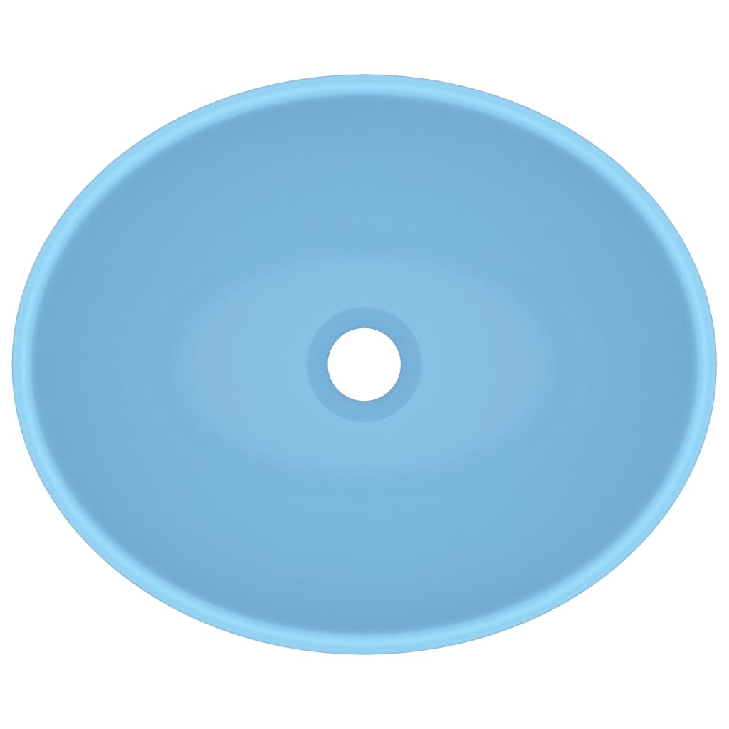 Lavabo Luxury ovale diametro 40 cm in ceramica azzurro opaco 02_0002665