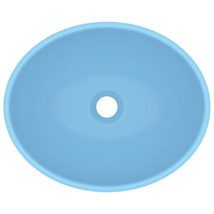 Lavabo Luxury ovale diametro 40 cm in ceramica azzurro opaco 02_0002665