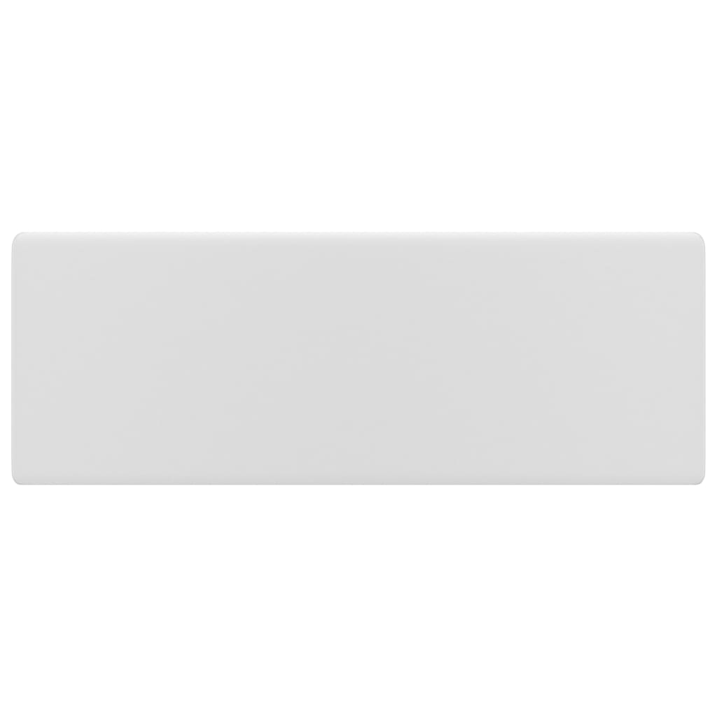 Lavabo quadrato di lusso con troppopieno da appoggio WC lavabo bagno stanza cosmetica casa 41 x 41 cm ceramica bianca opaca 02_0002685