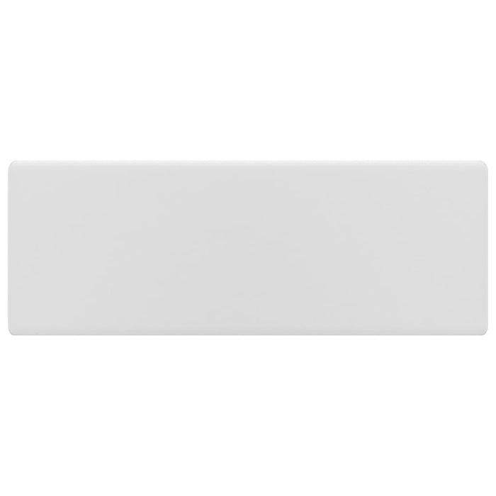 Lavabo quadrato di lusso con troppopieno da appoggio WC lavabo bagno stanza cosmetica casa 41 x 41 cm ceramica bianca opaca 02_0002685