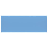 Lavabo Troppopieno Cubico Azzurro Opaco 41x41cm Ceramica 146945