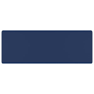 Lavabo-Lavandino-Lavello Troppopieno Quadrato Blu Scuro Opaco 41x41cm Ceramica