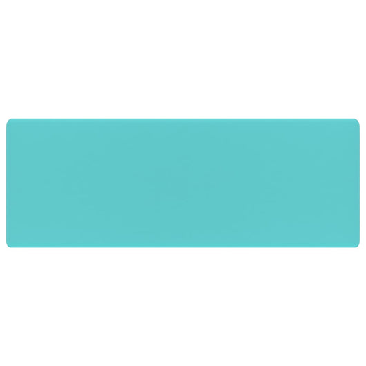 Lavabo Troppopieno Quadrato Verde Chiaro Opaco 41x41cm Ceramica 146947