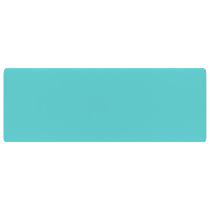 Lavabo-Lavandino-Lavello Troppopieno Quadrato Verde Chiaro Opaco 41x41cm Ceramica