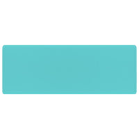 Lavabo quadrato di lusso con troppopieno lavabo da appoggio per wc per bagno stanza cosmetica 41 x 41 cm ceramica verde chiaro opaco 02_0002689