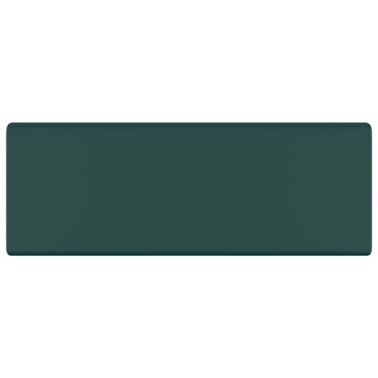 Lavabo-Lavandino-Lavello con Troppopieno Quadrato Verde Opaco 41x41 cm Ceramica