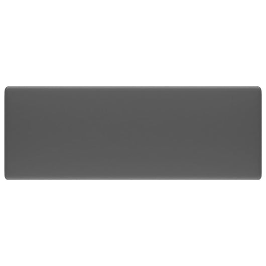 Lavabo quadrato di lusso con troppopieno lavabo da appoggio per wc per bagno stanza cosmetica 41x41 cm ceramica grigio scuro opaco 02_0002692