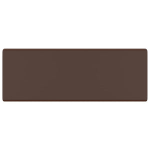 Lavabo Troppopieno Cubico Marrone Scuro Opaco 41x41cm Ceramica