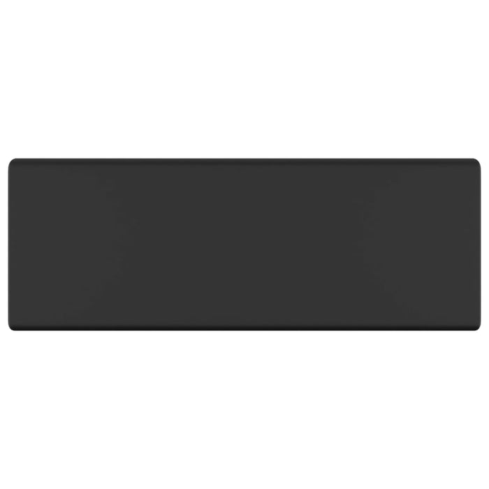 Lavabo quadrato di lusso con troppopieno da appoggio WC lavabo bagno stanza cosmetica casa nero opaco 41 x 41 cm ceramica 02_0002695