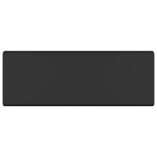 Lavabo Troppopieno Quadrato Nero Opaco 41x41cm Ceramica 146953