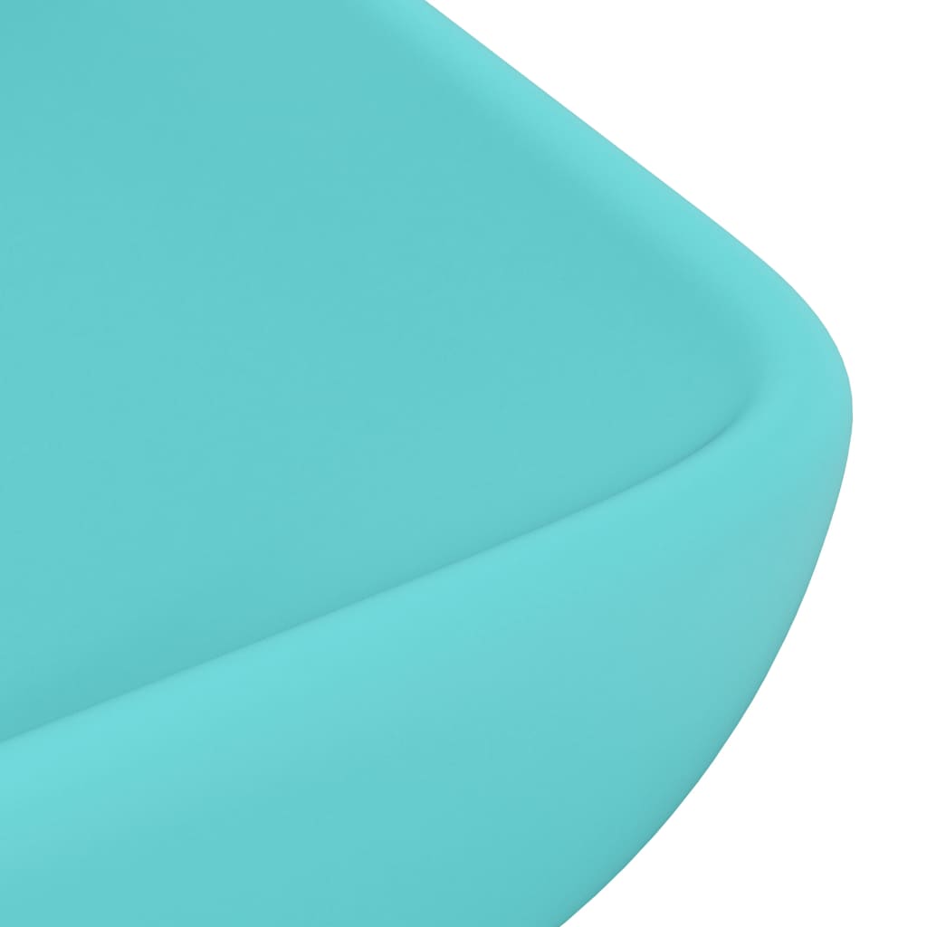 Lavabo rettangolare di lusso 71 x 38 cm ceramica verde chiaro opaco 02_0002700