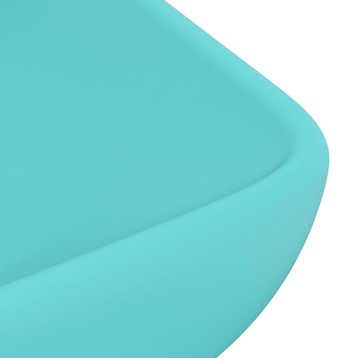 Lavabo rettangolare di lusso 71 x 38 cm ceramica verde chiaro opaco 02_0002700