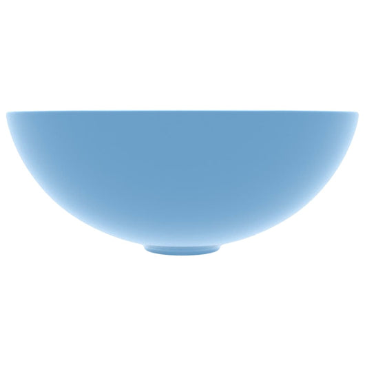 Lavabo da bagno rotondo lavabo da appoggio per wc lavabo da cucina lavabo per cosmetici interno casa ceramica 28 cm azzurro 02_0002720