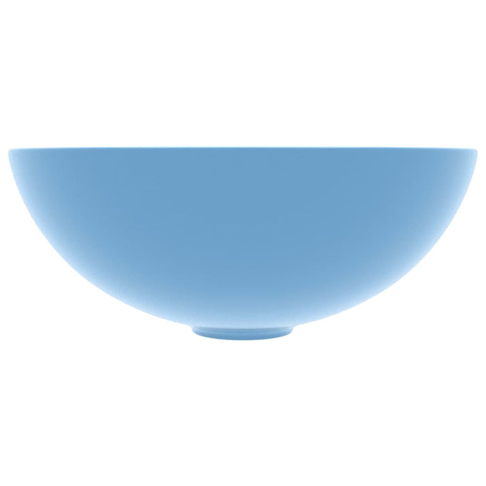 Lavabo da bagno rotondo lavabo da appoggio per wc lavabo da cucina lavabo per cosmetici interno casa ceramica 28 cm azzurro 02_0002720