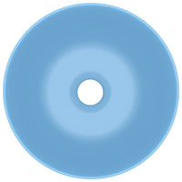 Lavabo da bagno rotondo lavabo da appoggio per wc lavabo da cucina lavabo per cosmetici interno casa ceramica 28 cm azzurro 02_0002720