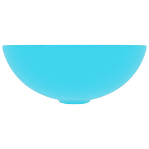 Lavandino da Bagno-Lavabo-Lavello in Ceramica Verde Chiaro Rotondo