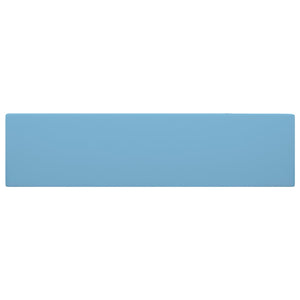 Lavandino con Troppopieno in Ceramica Azzurro 146989