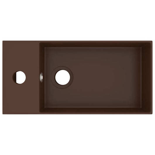 Lavabo bagno con troppopieno in ceramica testa di moro 02_0002737