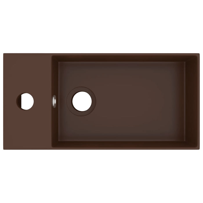 Lavabo bagno con troppopieno in ceramica testa di moro 02_0002737