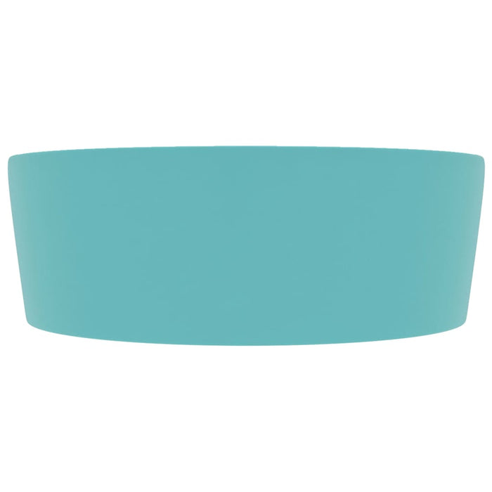 Lavandino con Troppopieno Verde Chiaro Opaco 36x13 cm Ceramica 147035