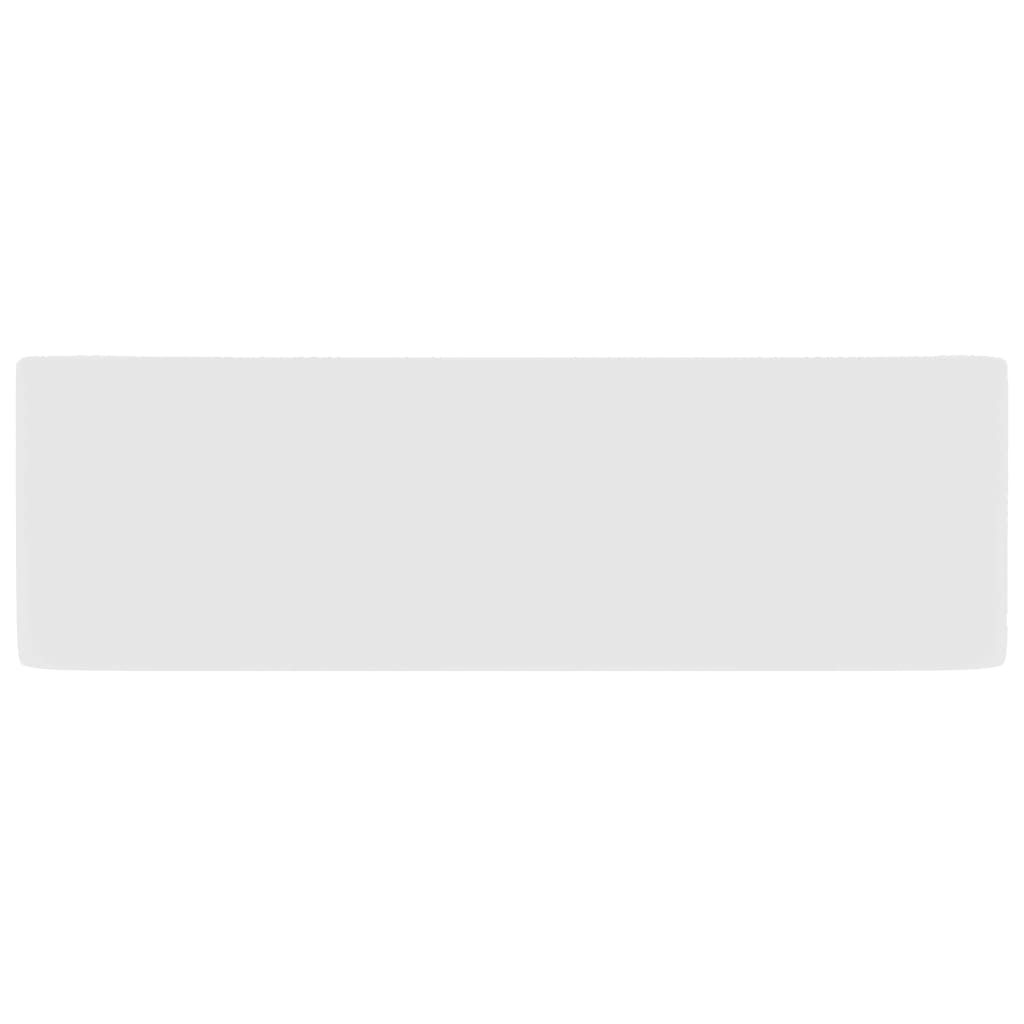 Lavabo bagno rettangolare di lusso 41 x 30 cm ceramica bianca opaca 02_0002784