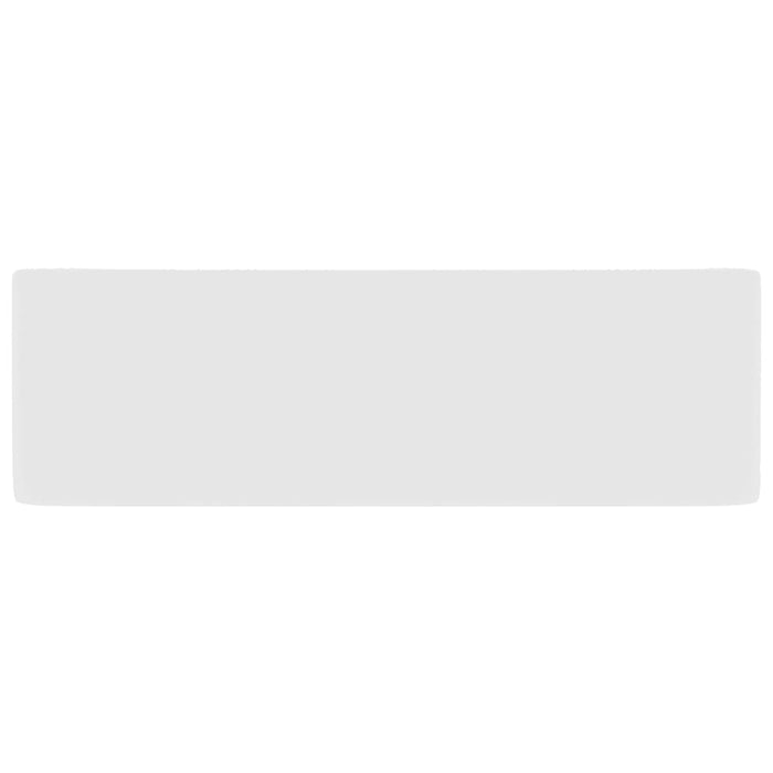 Lavabo bagno rettangolare di lusso 41 x 30 cm ceramica bianca opaca 02_0002784