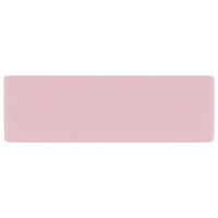 Lavandino Luxury Rosa Opaco 41x30x12 cm in Ceramica 147043
