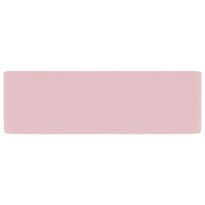 Lavandino Luxury Rosa Opaco 41x30x12 cm in Ceramica 147043