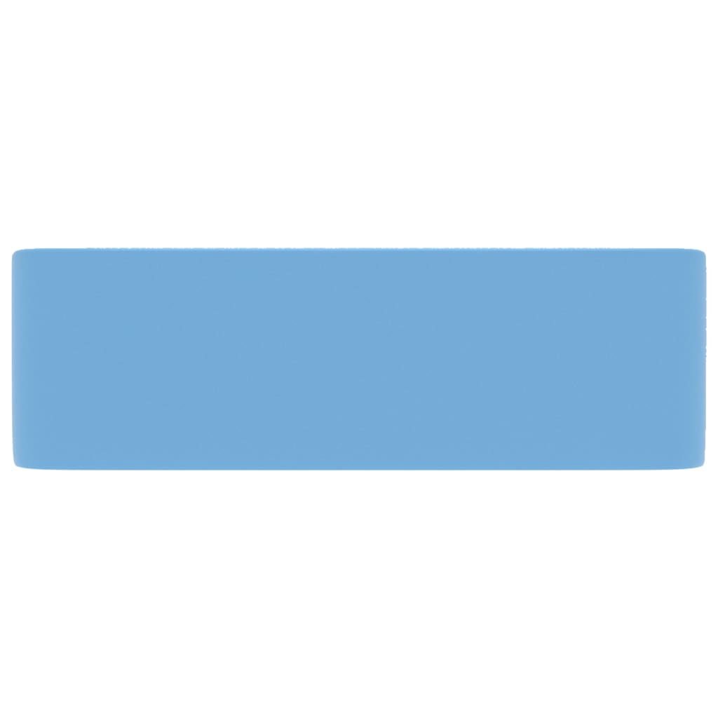 Lavandino Luxury Azzurro Opaco 41x30x12 cm in Ceramica 147044