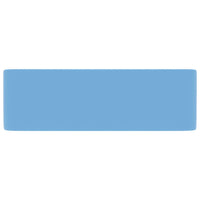 Lavandino Luxury Azzurro Opaco 41x30x12 cm in Ceramica 147044