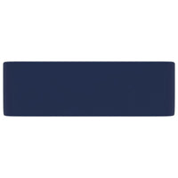 Lavandino Luxury Blu Scuro Opaco 41x30x12 cm in Ceramica 147045