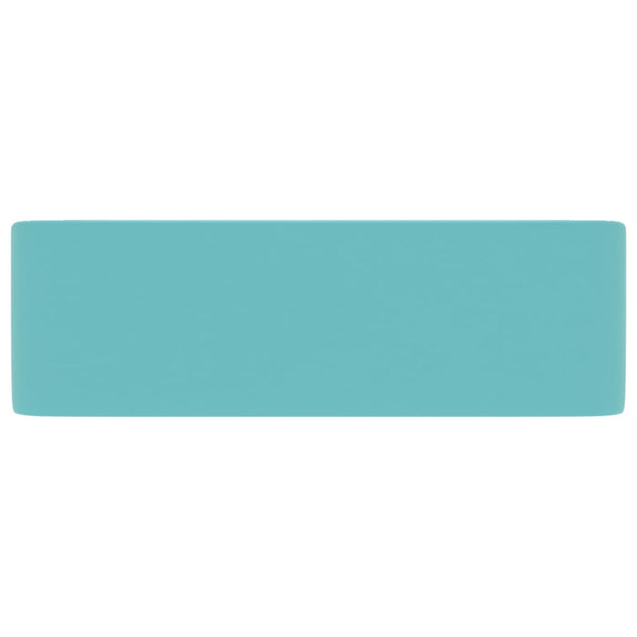 Lavandino Luxury Turchese Opaco 41x30x12 cm in Ceramica 147046