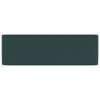 Lavandino Luxury Verde Scuro Opaco 41x30x12 cm in Ceramica