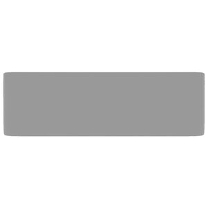 Lavandino Luxury Grigio Chiaro Opaco 41x30x12 cm in Ceramica 147048