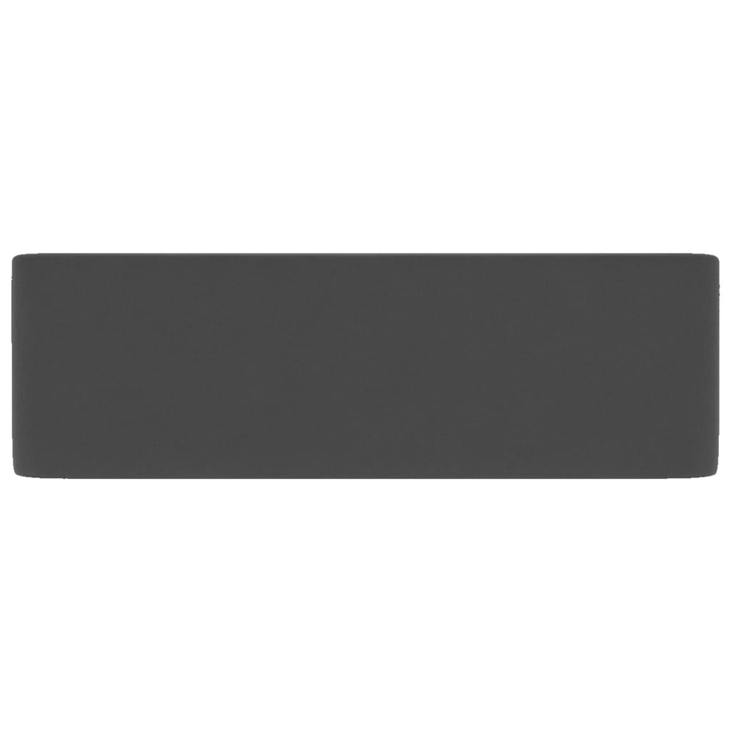 Lavandino Luxury Grigio Scuro Opaco 41x30x12 cm in Ceramica cod mxl 42789