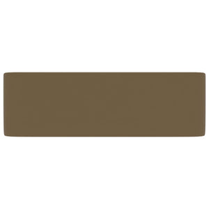 Lavandino Luxury Crema Opaco 41x30x12 cm in Ceramica