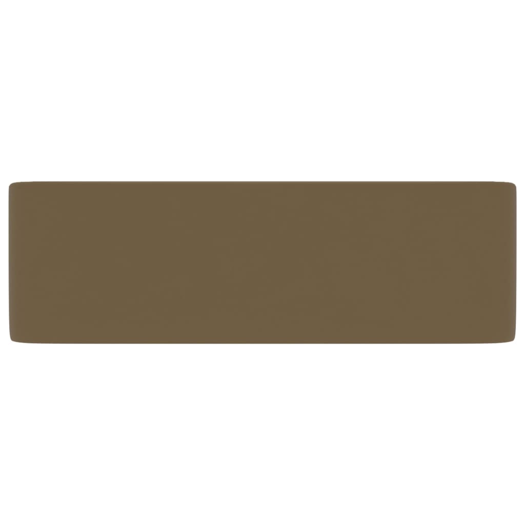 Lavandino Luxury Crema Opaco 41x30x12 cm in Ceramica 147051