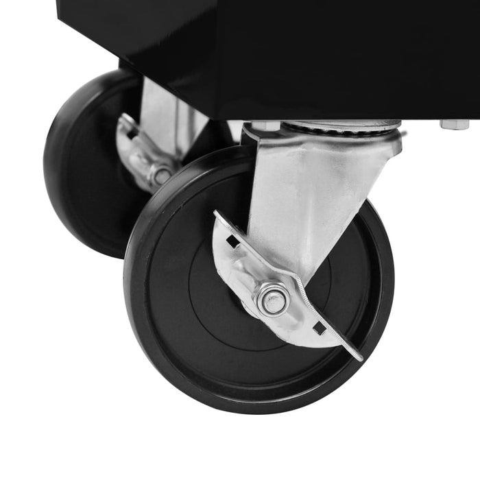 Carrello Portautensili con 7 Cassetti per Officina Nero   cod mxl 54284