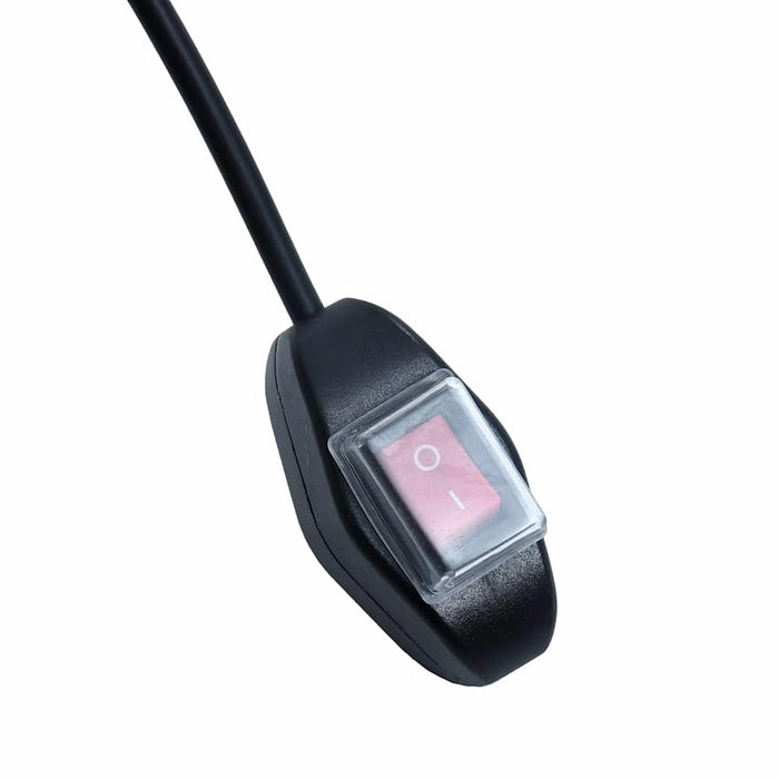 Tenda da Sole Retrattile Manuale con LED 300x250cm Blu e Bianco 3055220